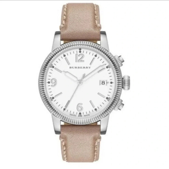 Burberry Smooth Trench Leather Ladies Watch BU7822 - Picture 1 of 4